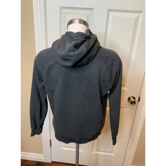Nike Gray Logo Embroidered Hoodie Sweatshirt, Size Large - Picture 4 of 5